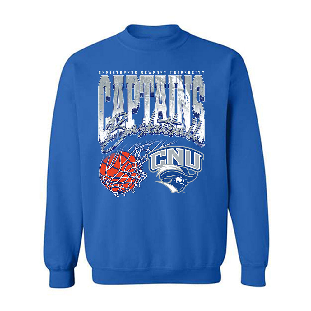 CNU - NCAA Men's Basketball : Jason Ofcarcik - Vintage Shersey Crewneck Sweatshirt-0
