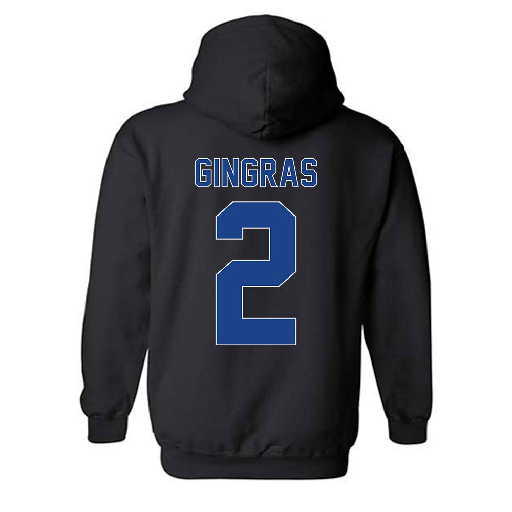 CSU Bakersfield - NCAA Women's Basketball : Caitlin Gingras - Vintage Shersey Hooded Sweatshirt-1