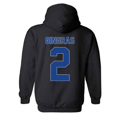 CSU Bakersfield - NCAA Women's Basketball : Caitlin Gingras - Vintage Shersey Hooded Sweatshirt-1