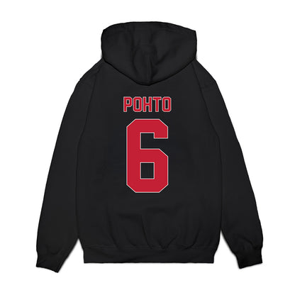 St. Johns - NCAA Men's Basketball : Casper Pohto - Vintage Basketball Premium Hooded Sweatshirt-1