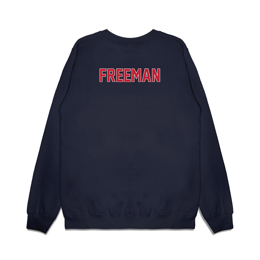 St. Johns - NCAA Men's Basketball : Donnie Freeman - Vintage Basketball Premium Crewneck Sweatshirt-1