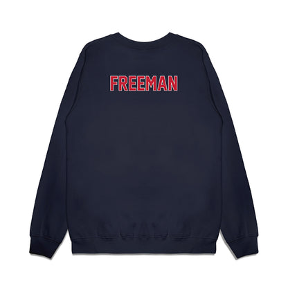 St. Johns - NCAA Men's Basketball : Donnie Freeman - Vintage Basketball Premium Crewneck Sweatshirt-1