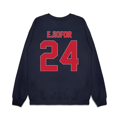St. Johns - NCAA Men's Basketball : Zuby Ejiofor - Vintage Basketball Premium Crewneck Sweatshirt-1