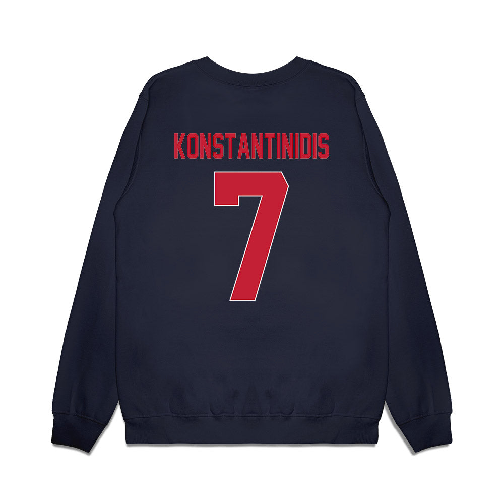 St. Johns - NCAA Men's Basketball : Fotis Konstantinidis - Vintage Basketball Premium Crewneck Sweatshirt-1