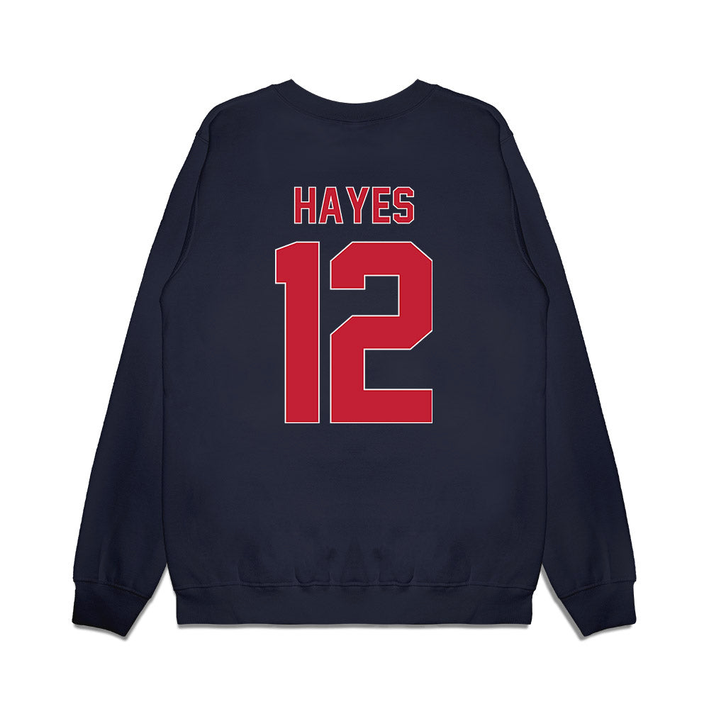 St. Johns - NCAA Women's Basketball : Kyla Hayes - Vintage Basketball Premium Crewneck Sweatshirt-1