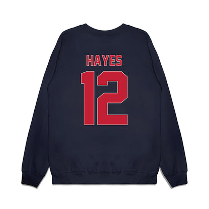 St. Johns - NCAA Women's Basketball : Kyla Hayes - Vintage Basketball Premium Crewneck Sweatshirt-1