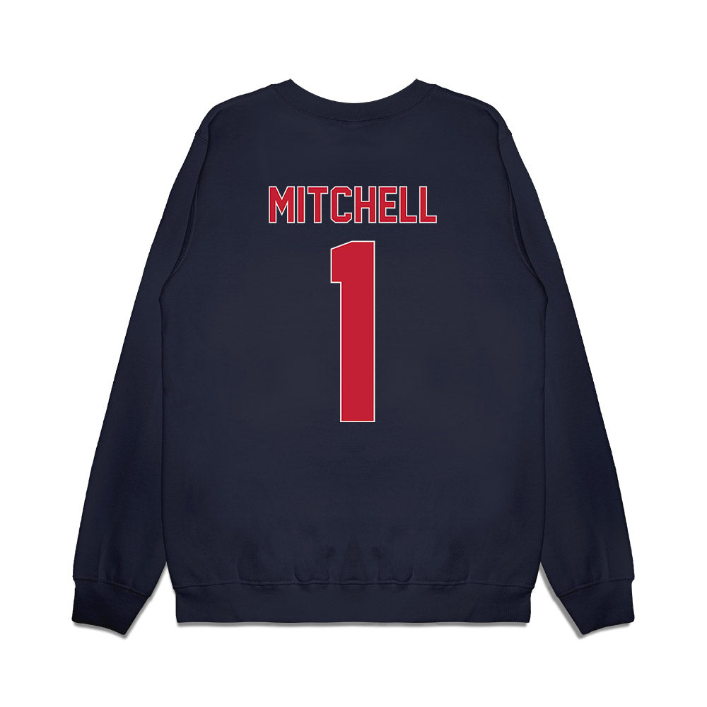 St. Johns - NCAA Men's Basketball : Dillon Mitchell - Vintage Basketball Premium Crewneck Sweatshirt-1