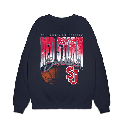 St. Johns - NCAA Men's Basketball : Lefteris Liotopoulos - Vintage Basketball Premium Crewneck Sweatshirt-0