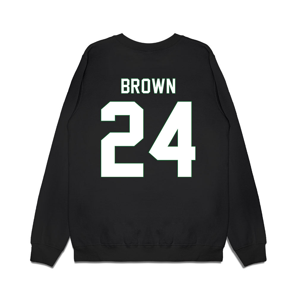 Wright State - NCAA Women's Basketball : Olivia Brown - Vintage Shersey Premium Crewneck Sweatshirt-1