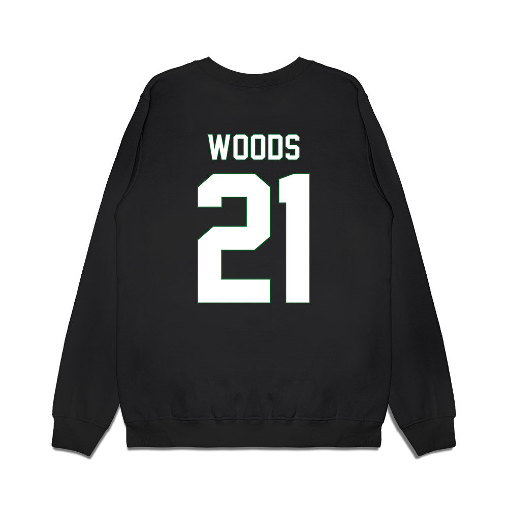 Wright State - NCAA Men's Basketball : Logan Woods - Vintage Shersey Premium Crewneck Sweatshirt-1