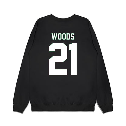 Wright State - NCAA Men's Basketball : Logan Woods - Vintage Shersey Premium Crewneck Sweatshirt-1