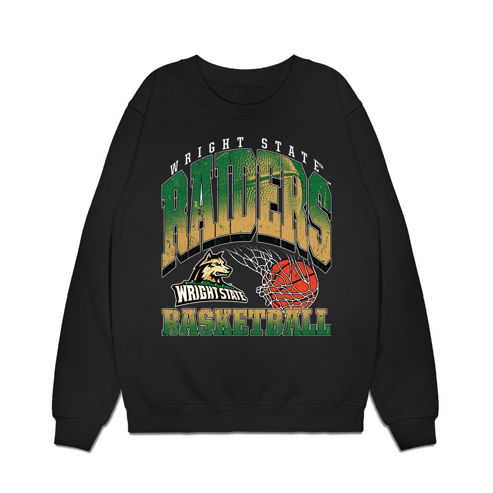 Wright State - NCAA Men's Basketball : Dominic Pangonis - Vintage Shersey Premium Crewneck Sweatshirt-0
