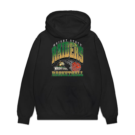 Wright State - NCAA Men's Basketball : Chadlyn Traylor - Vintage Shersey Premium Hooded Sweatshirt-0