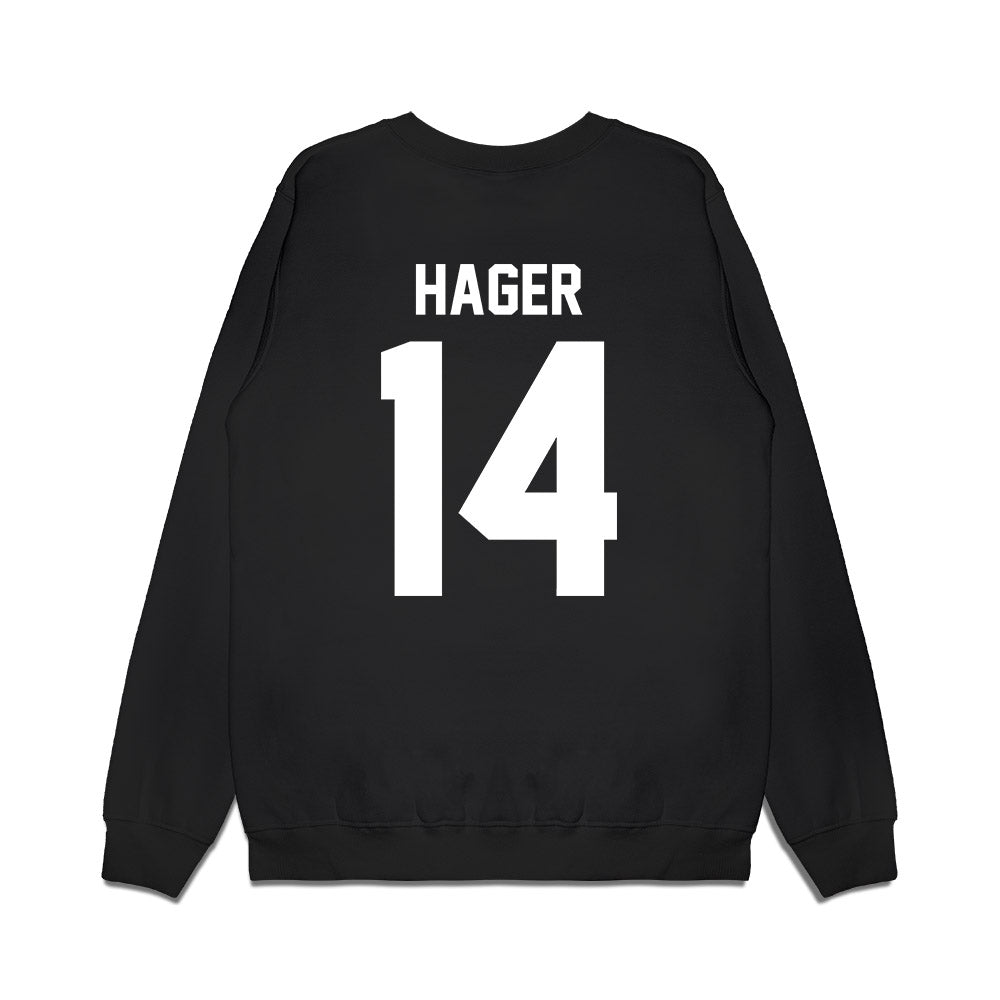 High Point - NCAA Women's Basketball : Anna Hager - Vintage Basketball Premium Crewneck Sweatshirt-1