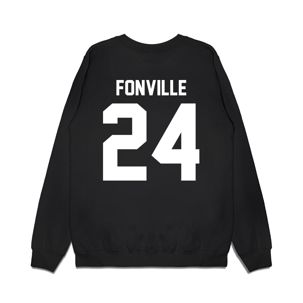 High Point - NCAA Men's Basketball : David Fonville - Vintage Basketball Premium Crewneck Sweatshirt-1