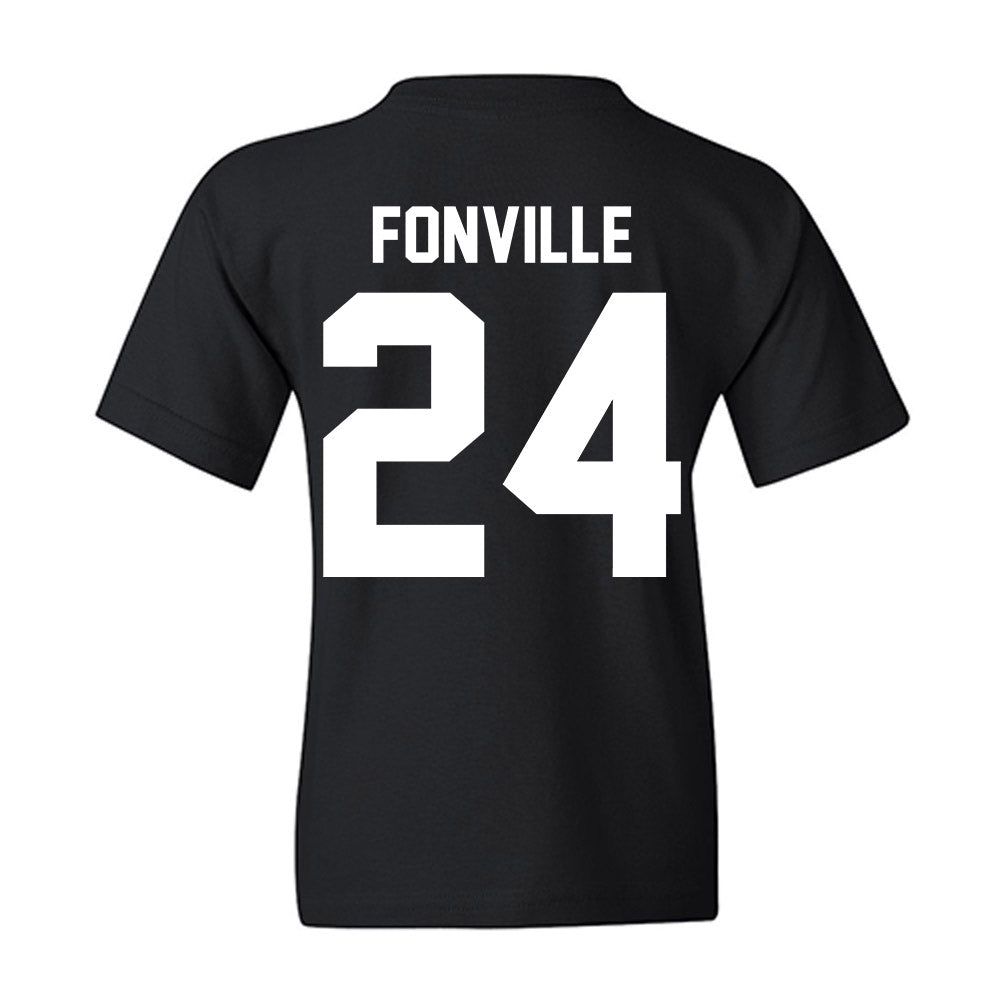 High Point - NCAA Men's Basketball : David Fonville - Vintage Basketball Youth T-Shirt-1