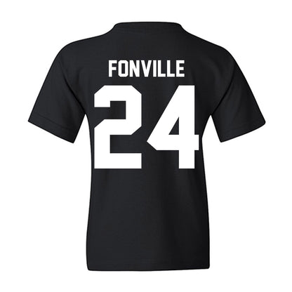 High Point - NCAA Men's Basketball : David Fonville - Vintage Basketball Youth T-Shirt-1