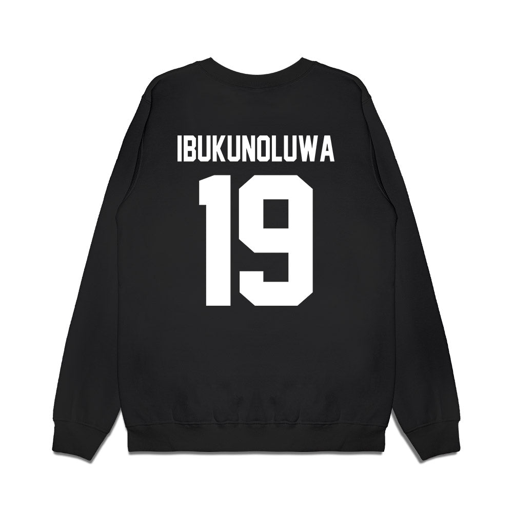 High Point - NCAA Men's Basketball : Josh Ibukunoluwa - Vintage Basketball Premium Crewneck Sweatshirt-1