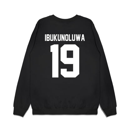 High Point - NCAA Men's Basketball : Josh Ibukunoluwa - Vintage Basketball Premium Crewneck Sweatshirt-1