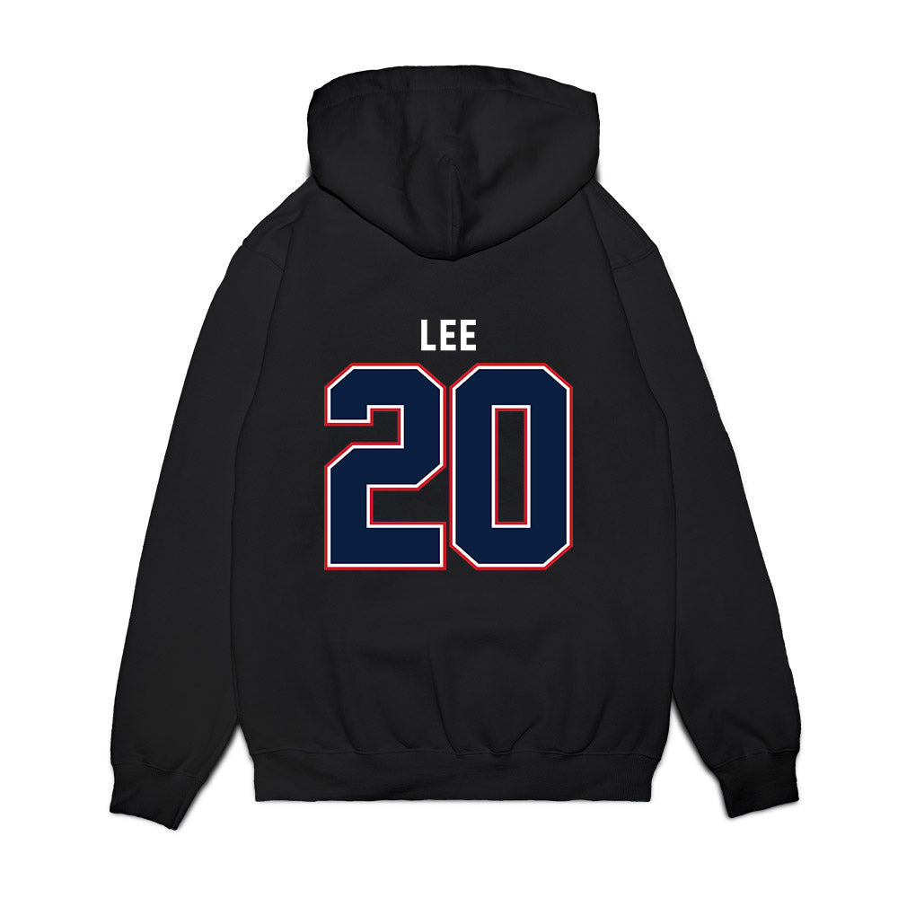 Robert Morris - NCAA Women's Basketball : Jada Lee - Vintage Basketball Premium Hooded Sweatshirt-1