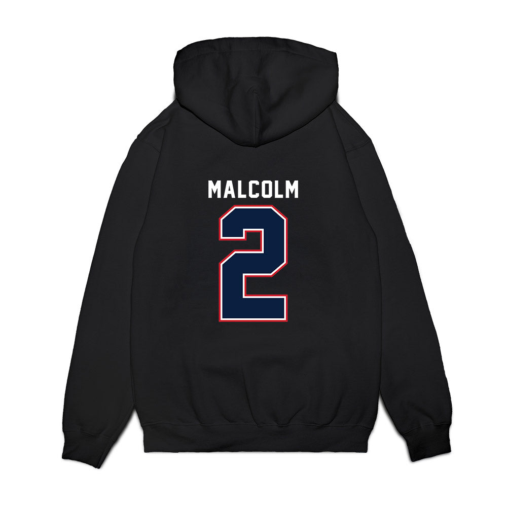 Robert Morris - NCAA Women's Basketball : Aislin Malcolm - Vintage Basketball Premium Hooded Sweatshirt-1