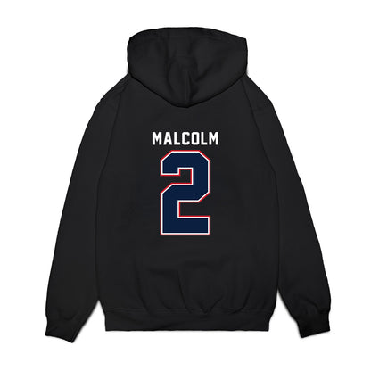 Robert Morris - NCAA Women's Basketball : Aislin Malcolm - Vintage Basketball Premium Hooded Sweatshirt-1