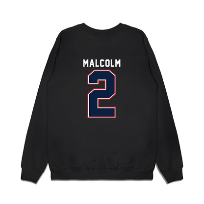 Robert Morris - NCAA Women's Basketball : Aislin Malcolm - Vintage Basketball Premium Crewneck Sweatshirt-1