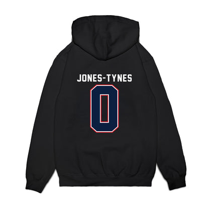 Robert Morris - NCAA Women's Basketball : Markeli Jones-Tynes - Vintage Basketball Premium Hooded Sweatshirt-1