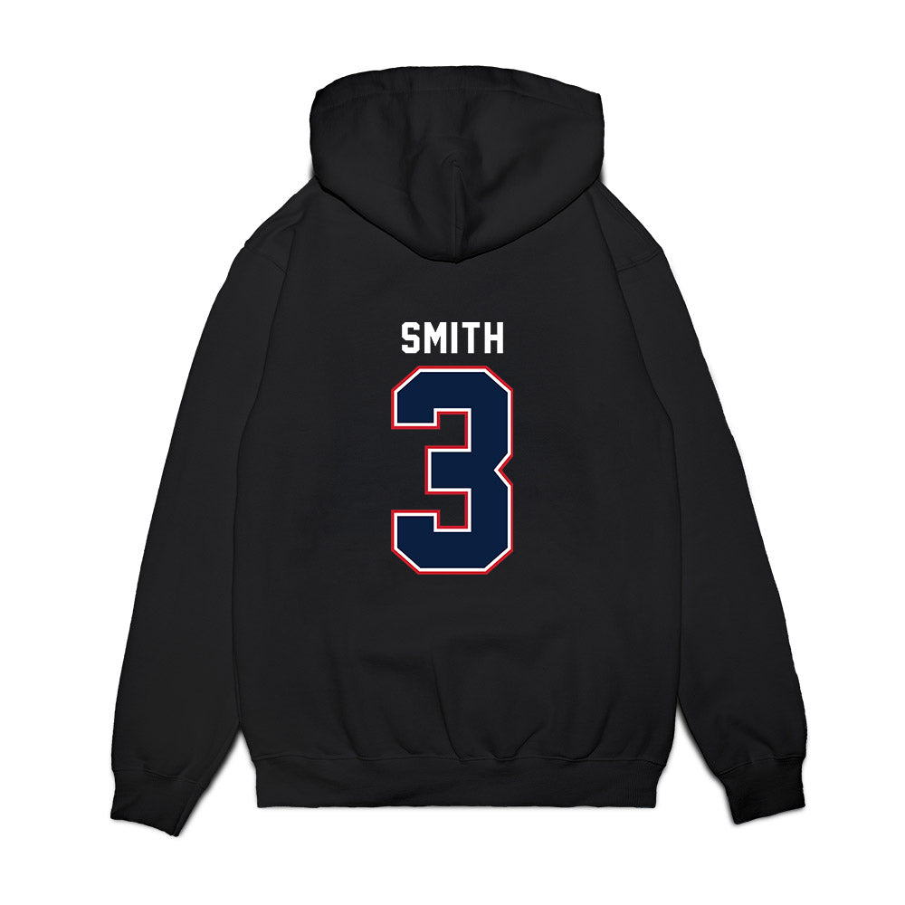 Robert Morris - NCAA Men's Basketball : Tazir Smith - Vintage Basketball Premium Hooded Sweatshirt-1