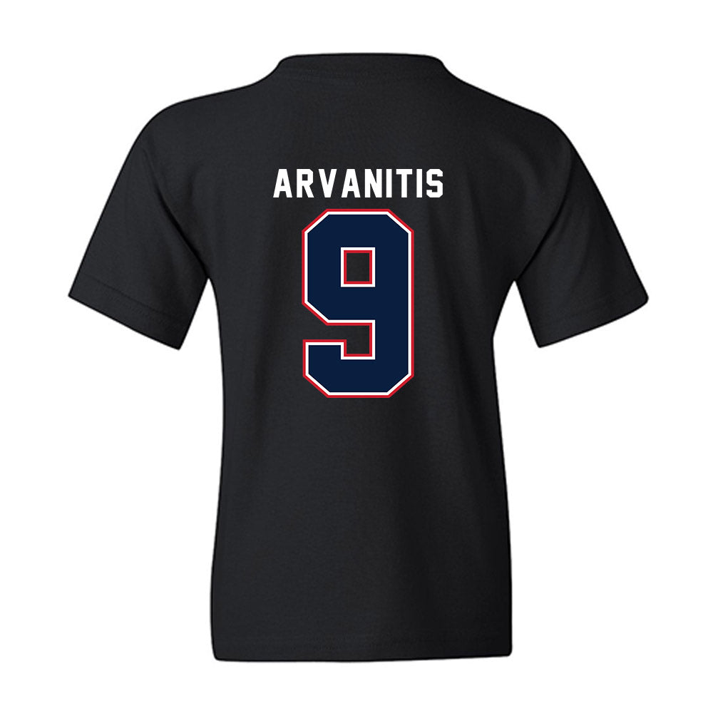 Robert Morris - NCAA Men's Basketball : Cyril Arvanitis - Vintage Basketball Youth T-Shirt-1