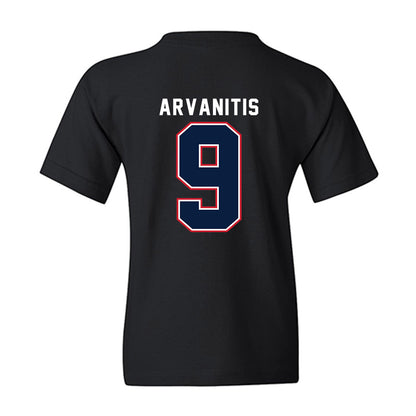 Robert Morris - NCAA Men's Basketball : Cyril Arvanitis - Vintage Basketball Youth T-Shirt-1