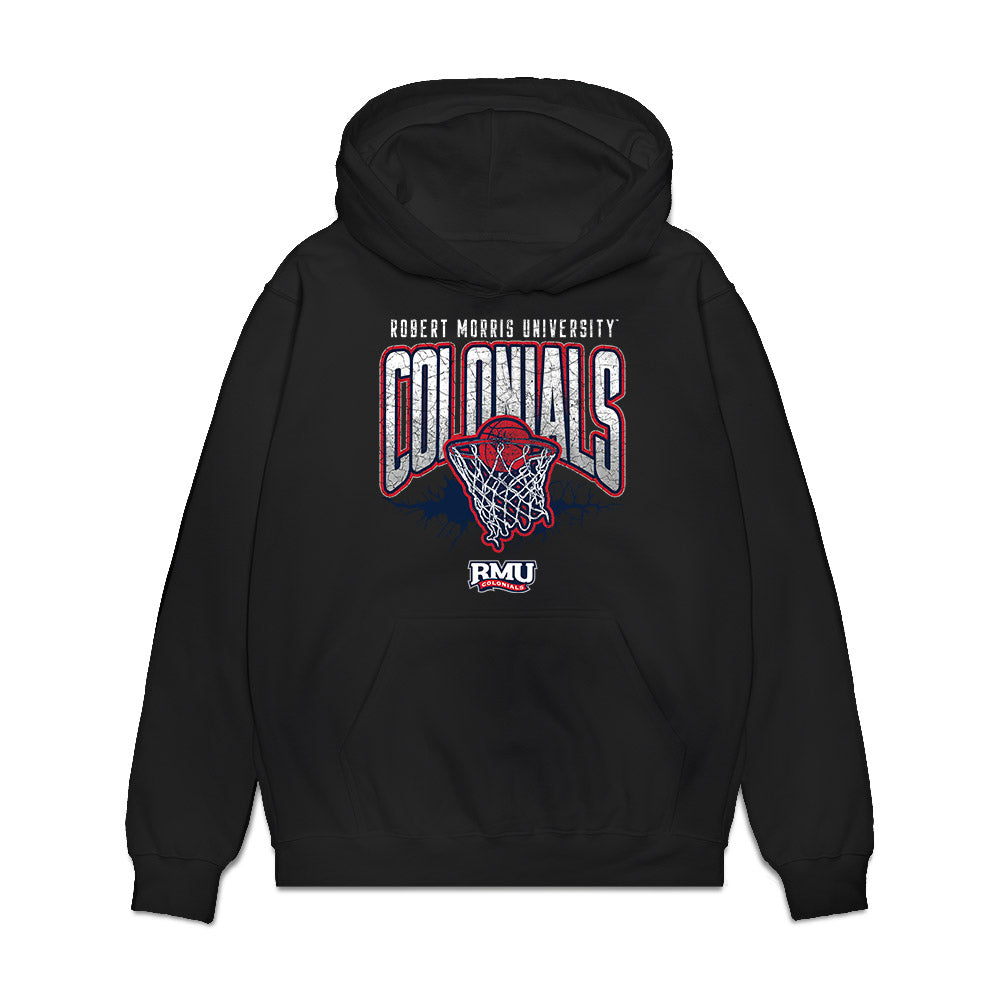 Robert Morris - NCAA Women's Basketball : Jada Lee - Vintage Basketball Premium Hooded Sweatshirt-0