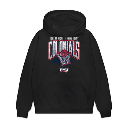Robert Morris - NCAA Men's Basketball : Tanner OGrady - Vintage Basketball Premium Hooded Sweatshirt-0