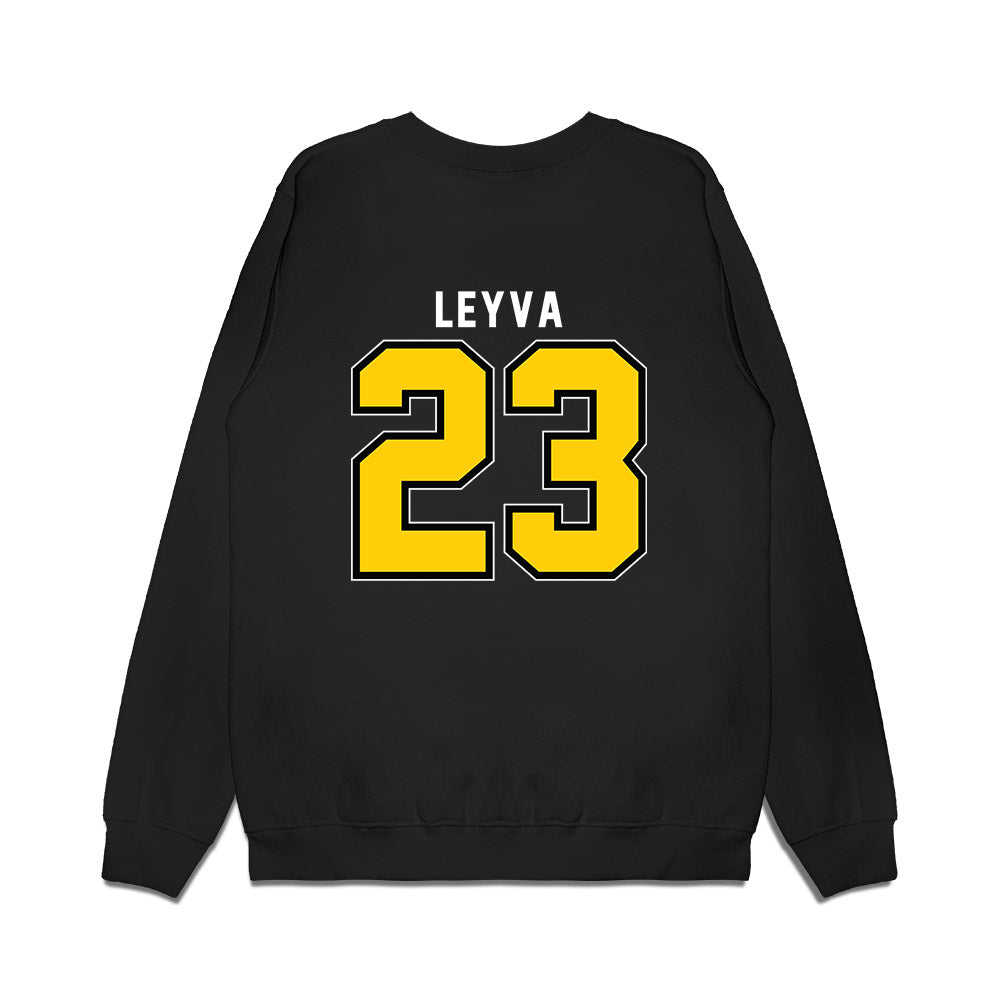 Wichita State - NCAA Women's Basketball : Alexis Leyva - Vintage Basketball Shersey Premium Crewneck Sweatshirt-1