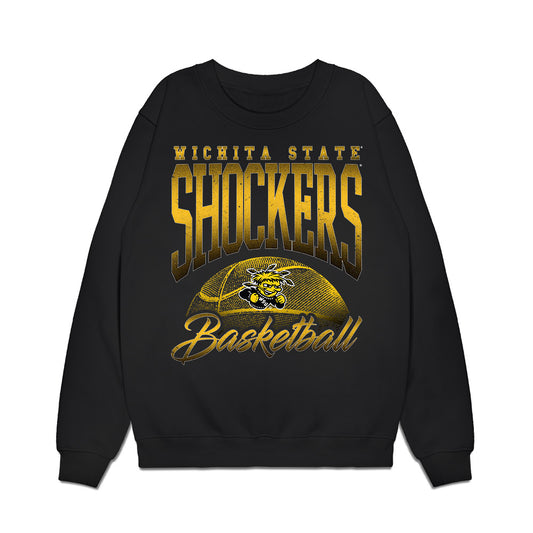 Wichita State - NCAA Women's Basketball : Karys Washington - Vintage Basketball Shersey Premium Crewneck Sweatshirt-0