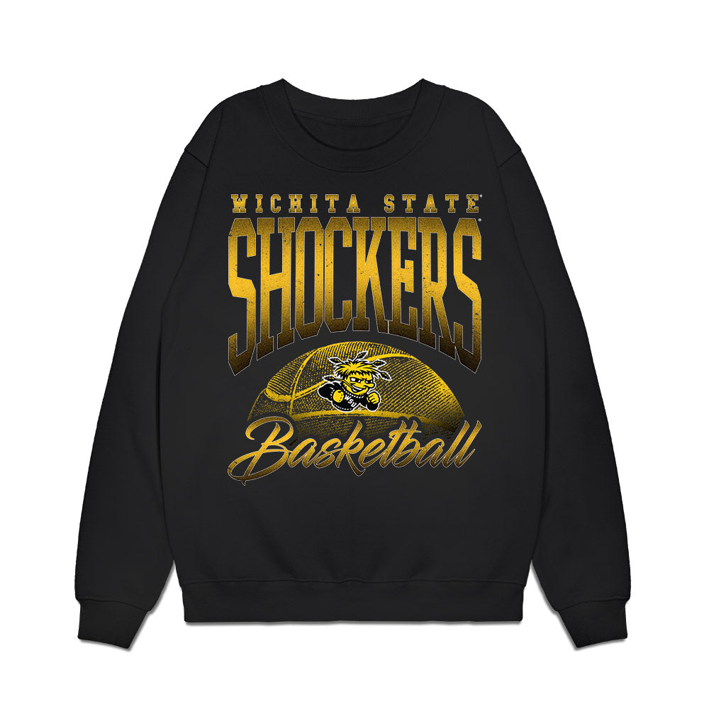 Wichita State - NCAA Women's Basketball : Alexis Leyva - Vintage Basketball Shersey Premium Crewneck Sweatshirt-0