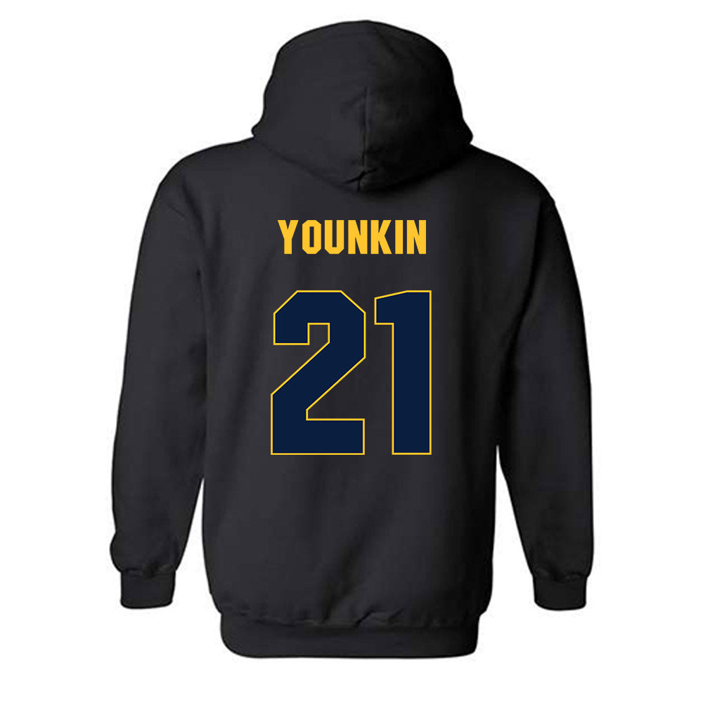 East Tennessee State - NCAA Women's Basketball : Kennedy Younkin - Vintage Shersey Hooded Sweatshirt-1