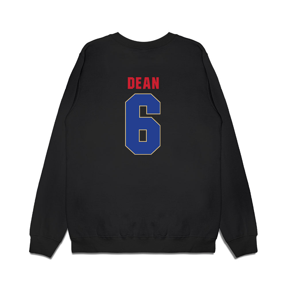 Tulsa - NCAA Men's Basketball : Romad Dean - Vintage Shersey Premium Crewneck Sweatshirt-1
