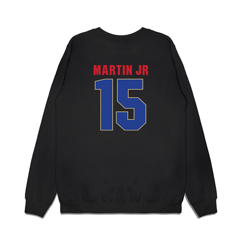 Tulsa - NCAA Men's Basketball : KJ Martin Jr - Vintage Shersey Premium Crewneck Sweatshirt-1