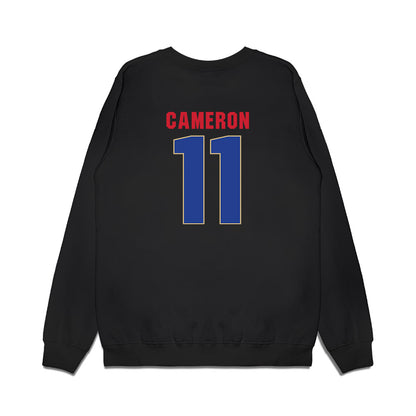 Tulsa - NCAA Women's Basketball : Layla-j Cameron - Vintage Shersey Premium Crewneck Sweatshirt-1