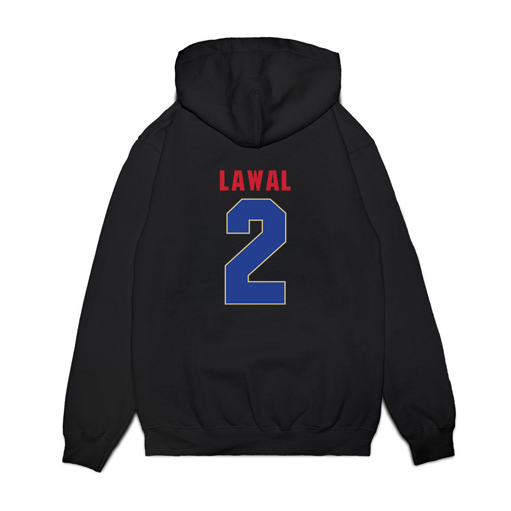 Tulsa - NCAA Men's Basketball : jaylen lawal - Vintage Shersey Premium Hooded Sweatshirt-1