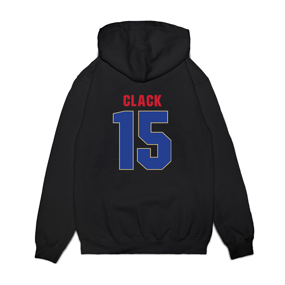 Tulsa - NCAA Women's Basketball : Jade Clack - Vintage Shersey Premium Hooded Sweatshirt-1