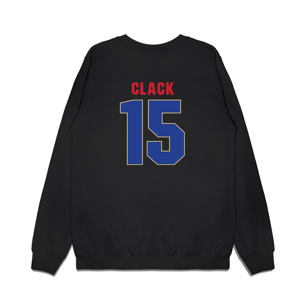 Tulsa - NCAA Women's Basketball : Jade Clack - Vintage Shersey Premium Crewneck Sweatshirt-1
