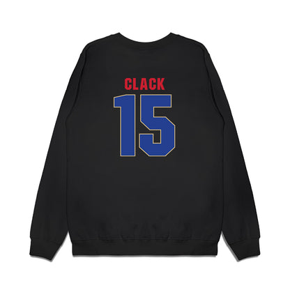 Tulsa - NCAA Women's Basketball : Jade Clack - Vintage Shersey Premium Crewneck Sweatshirt-1