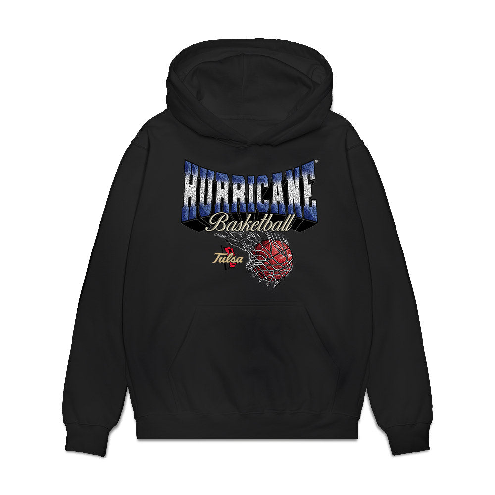 Tulsa - NCAA Women's Basketball : Alexa Kinas - Vintage Shersey Premium Hooded Sweatshirt-0