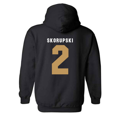 Oakland - NCAA Women's Basketball : Madison Skorupski - Vintage Shersey Hooded Sweatshirt-1