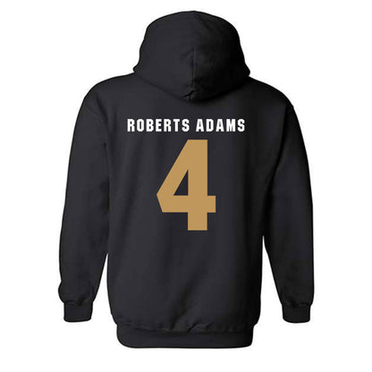 Oakland - NCAA Women's Basketball : Sereniti Roberts Adams - Vintage Shersey Hooded Sweatshirt-1