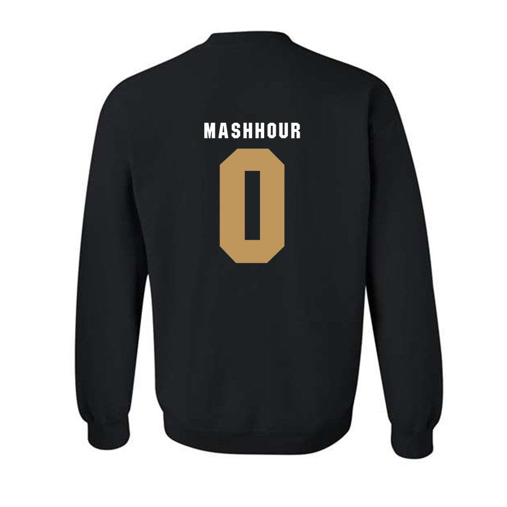 Oakland - NCAA Men's Basketball : Nassim Mashhour - Vintage Shersey Crewneck Sweatshirt-1