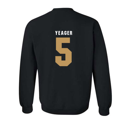 Oakland - NCAA Men's Basketball : MJ Yeager - Vintage Shersey Crewneck Sweatshirt-1