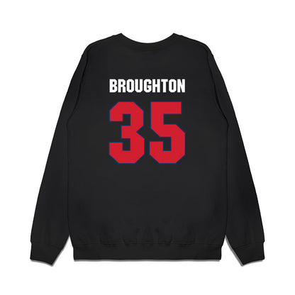 Francis Marion - NCAA Men's Basketball : Jaden Broughton - Vintage Premium Crewneck Sweatshirt-1